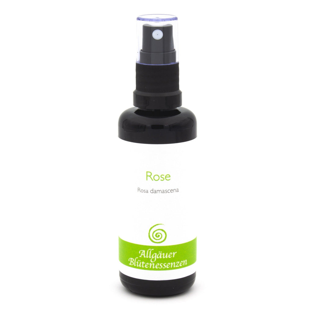 Allgäuer Blütenessenzen Rose 50ml mit Blütenkarte