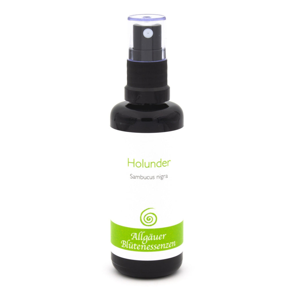 Allgäuer Blütenessenzen Holunder 50ml mit Blütenkarte
