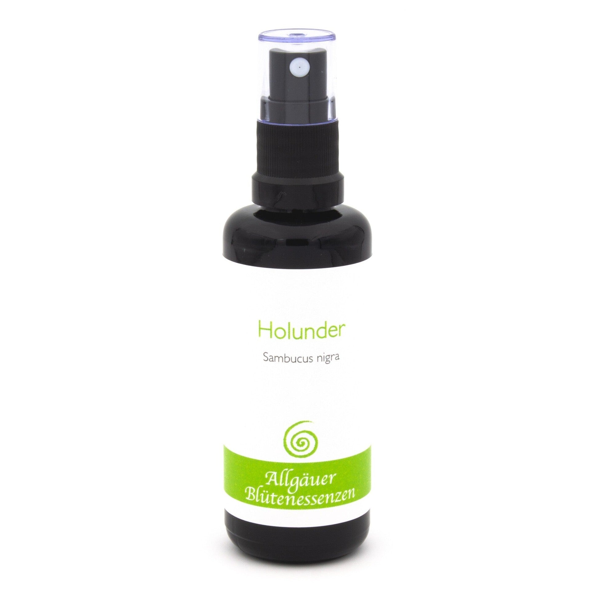 Allgäuer Blütenessenzen Holunder 50ml mit Blütenkarte
