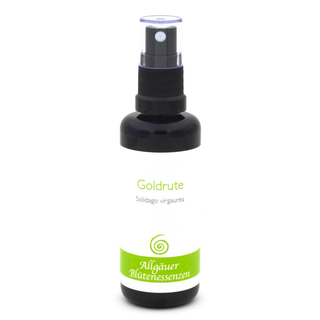 Allgäuer Blütenessenzen Goldrute 50ml mit Blütenkarte