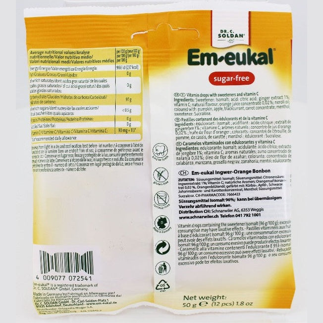Dr. C. SOLDAN Em-eukal® Ginger-Orange, zuckerfrei