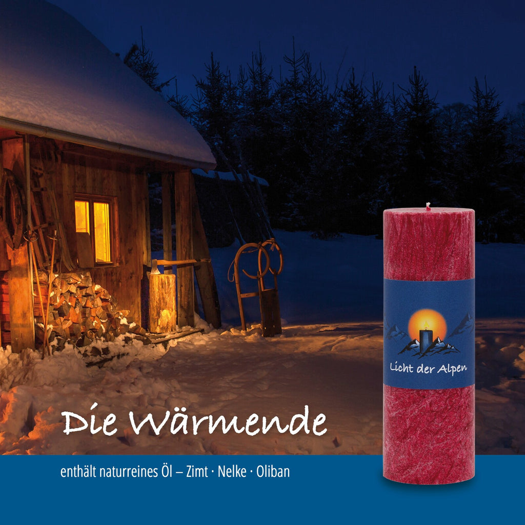 Licht der Alpen - Duftkerze - Die Wärmende