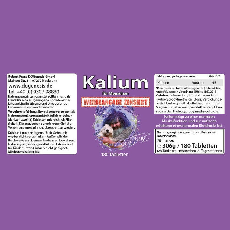 Kalium 180 Tabletten