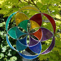 SUNCATCHER SAAT DES LEBENS FIBERGLAS BUNT 20 CM
