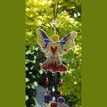 SUNCATCHER ENGEL FIBERGLAS BUNT 30CM