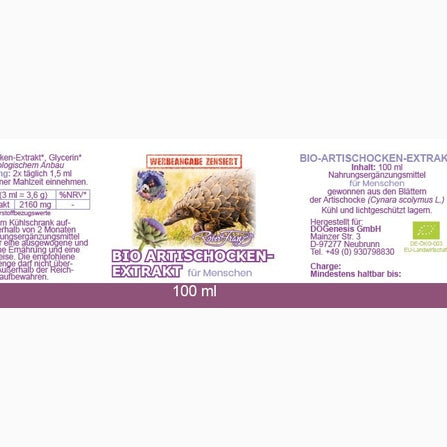Artischocken-Extrakt flüssig BIO 100ml