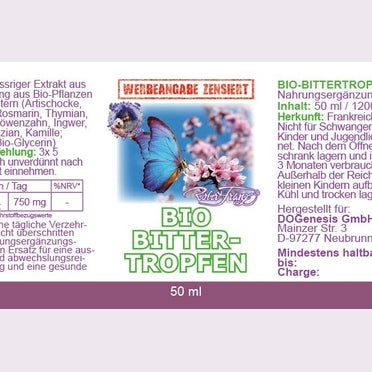 Bittertropfen, Bio - 50ml