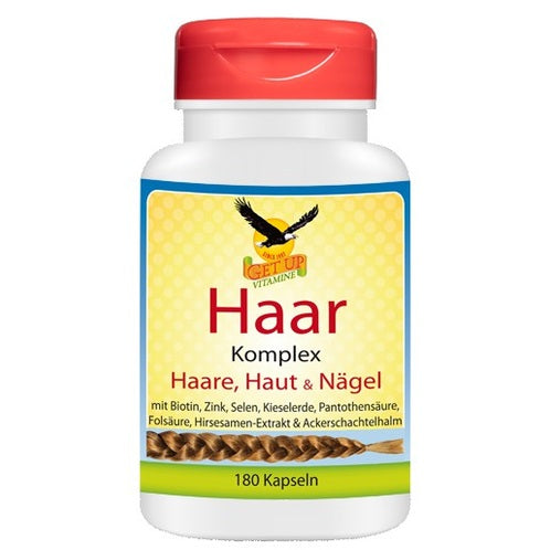 Haare, Haut & Nägel Vitalstoffkomplex, 180 Kapseln - GET UP
