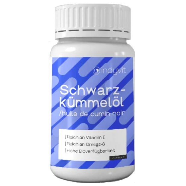 Schwarzkümmelöl-Kapseln, 100 Kapseln Indyvit