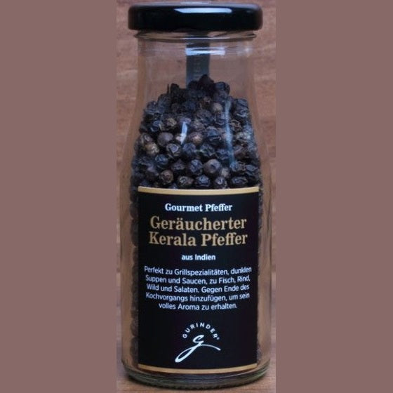Geräucherter Pfeffer schwarz - Gourmet Gewürz GURINDER