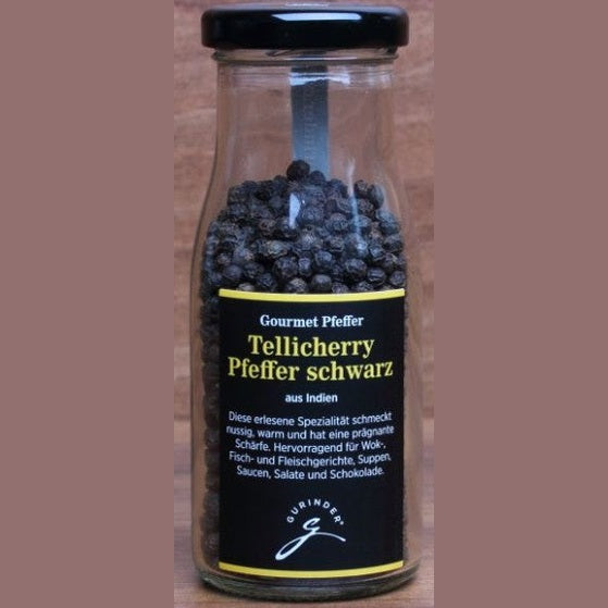 Tellycherry Pfeffer schwarz - Gourmet Gewürz GURINDER