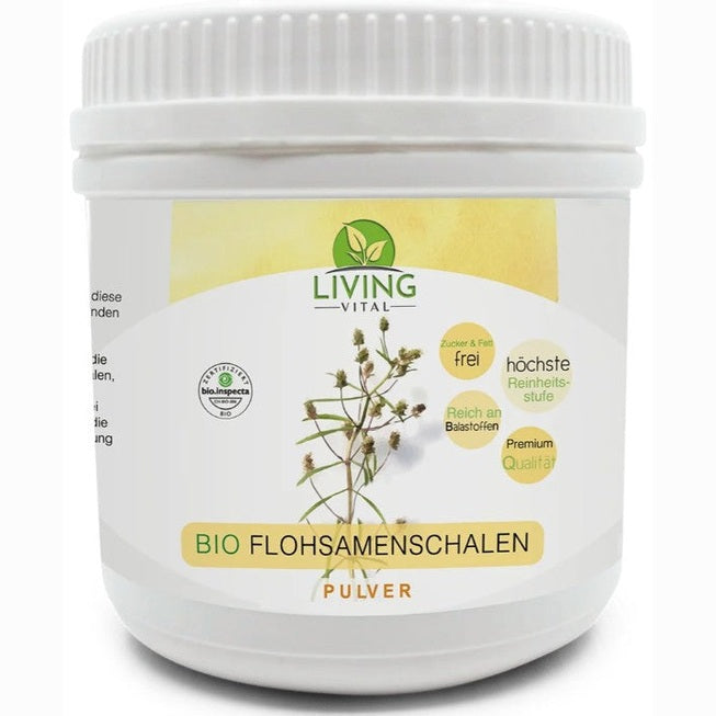 Flohsamenschalen PULVER BIO Dose, 400g
