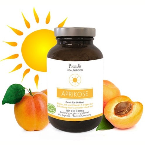 Aprikose Kapseln - Sonne/Haut