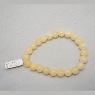 13 Calzit gelb - Armband
