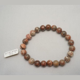 19 Leopard Jaspis - Armband