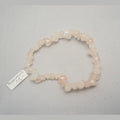29 Rosenquarz Splitter - Armband