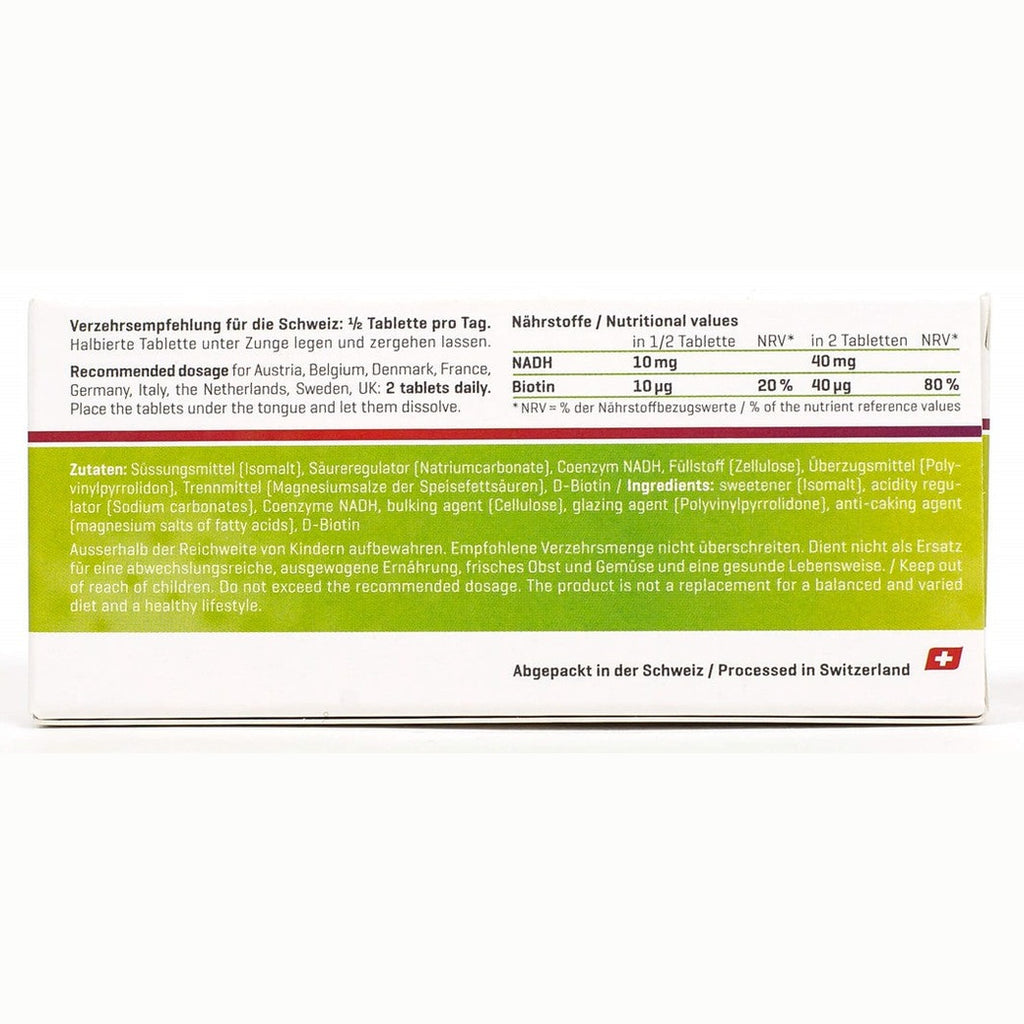 NADH VIDA - Energie plus, 30er