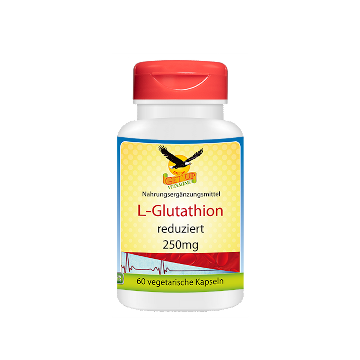 L-Glutathion, 60 Caps, vegan - GET UP