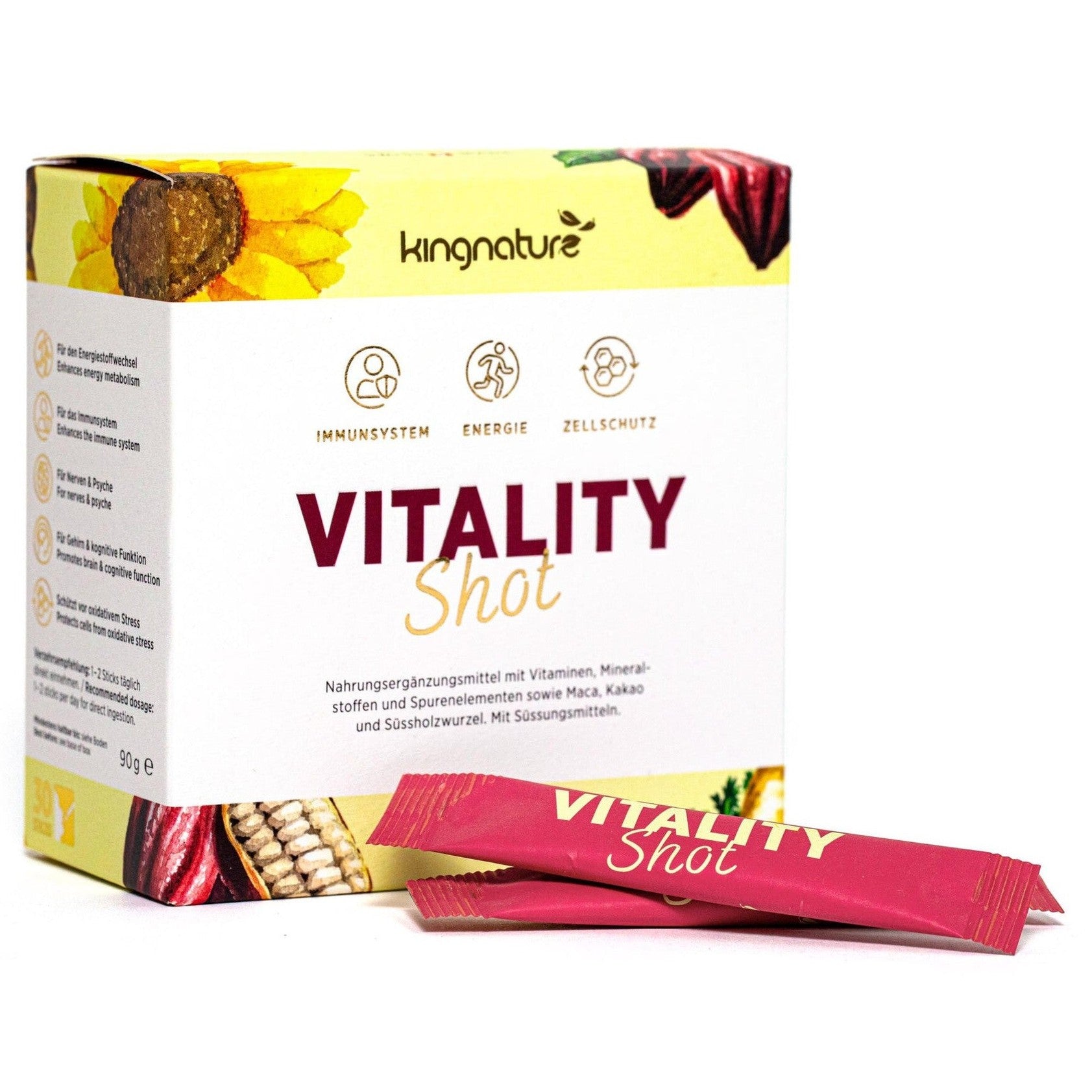 Vitality Shot - naturnahes Multivitamin, 30 Sticks